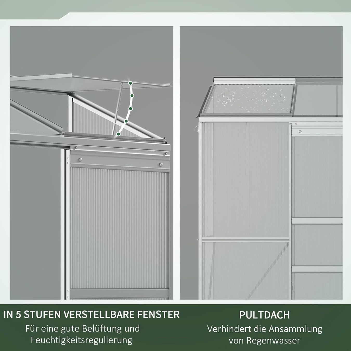 Casette da giardino & serre: Anlehngewächshaus 192x68x196cm – Nuovo e nell'imballaggio originale da Bottighofen venduto da zaap 5