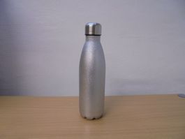 Thermosflasche silber glitzer