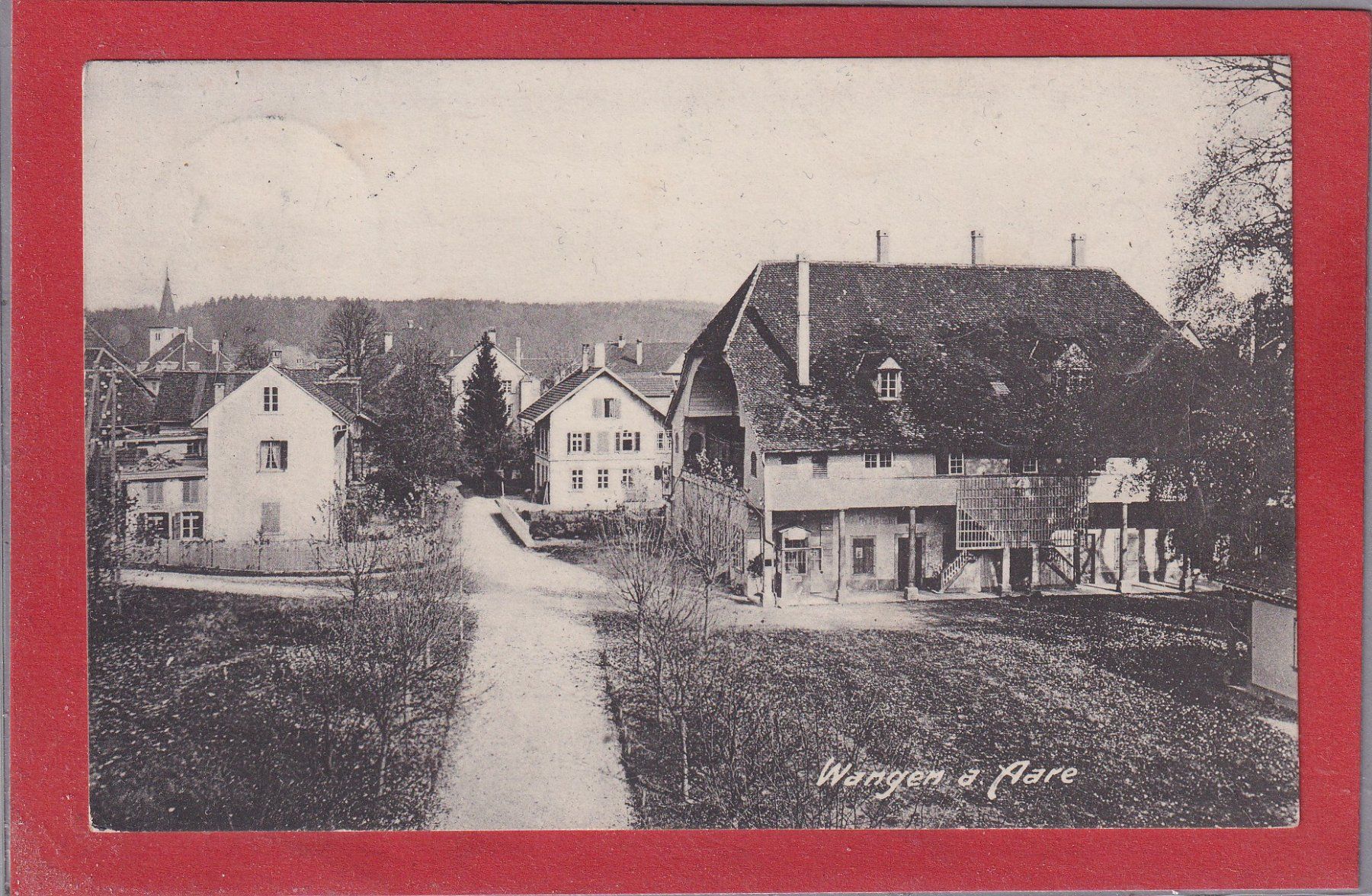 Cartoline postali: Wangen a. Aare - 1913 – Usato da Orvin venduto da Pyaeschli