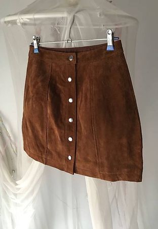 WOMEN'S LEATHER SKIRT - WILDLEDER ROCK