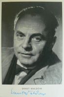 Ernst Waldow (1893-1964) Schauspieler - Autogramm