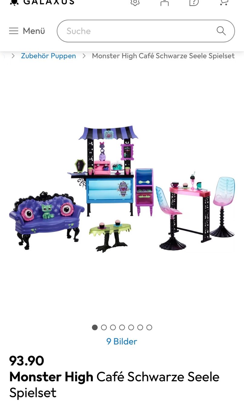 Bambole: Barbie Monster High The Coffin Bean Café – Nuovo e nell'imballaggio originale da Zürich venduto da Kat_5557 1