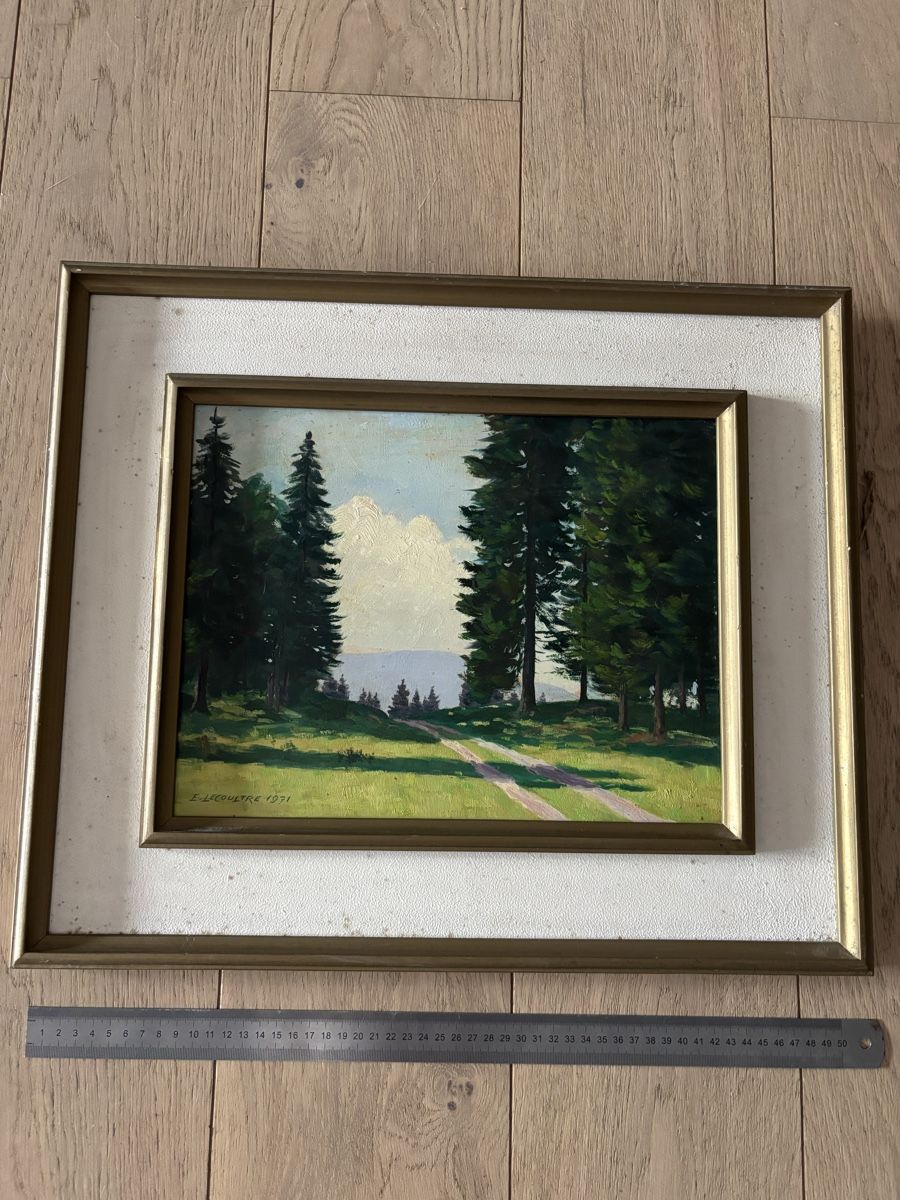 Tableaux: Tableau E.Lecoultre – D'occasion à Estavayer-le-Lac par bde_mc5x
