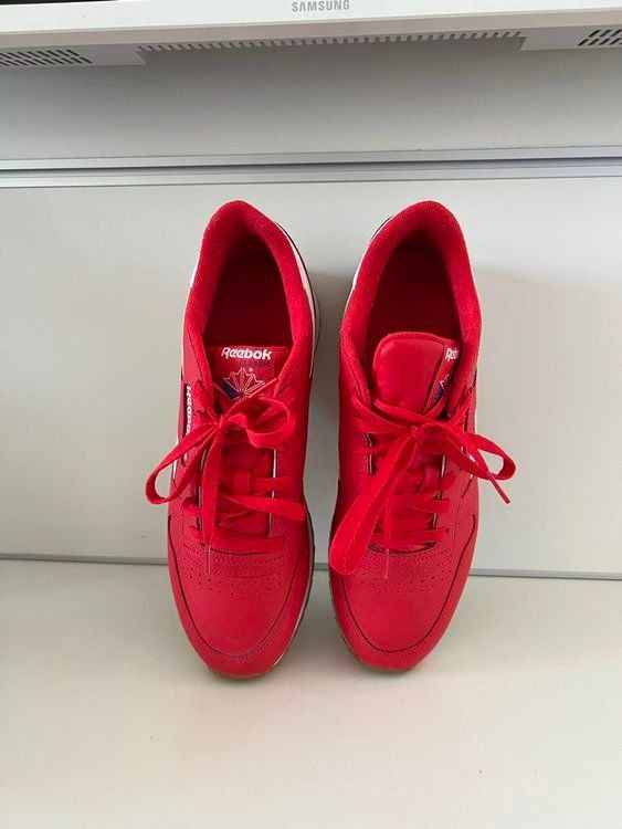 Reebok Scarpe da donna: Rote Reebok Classic Schuhe Gr.41 – Usato da Zürich venduto da JOD213 5