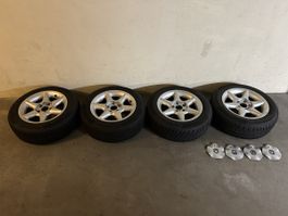 Rare Mazdafelgen für Oldtimer (Reifen nicht mehr gut)