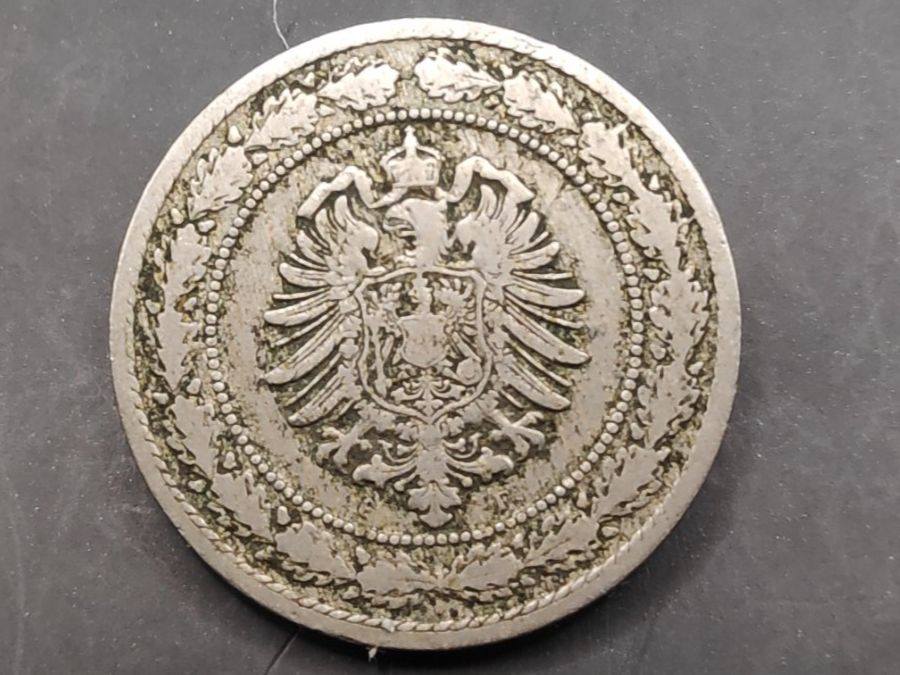 Toutes les monnaies: 1888 A - 20 Pfennigs type 1 - large shield – D'occasion à Sirnach par Trekk64