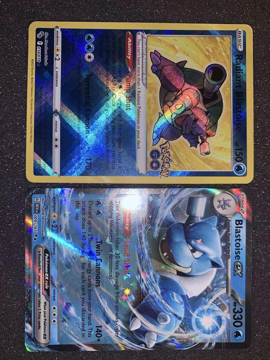 Pokémon Cartes à collectionner: Ab 1.- Blastoise EX 009/165 e Radiant Blastoise – D'occasion à Bironico par ars_z6lb