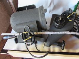 Projecteur ancien réglable avec câble fonctionnel