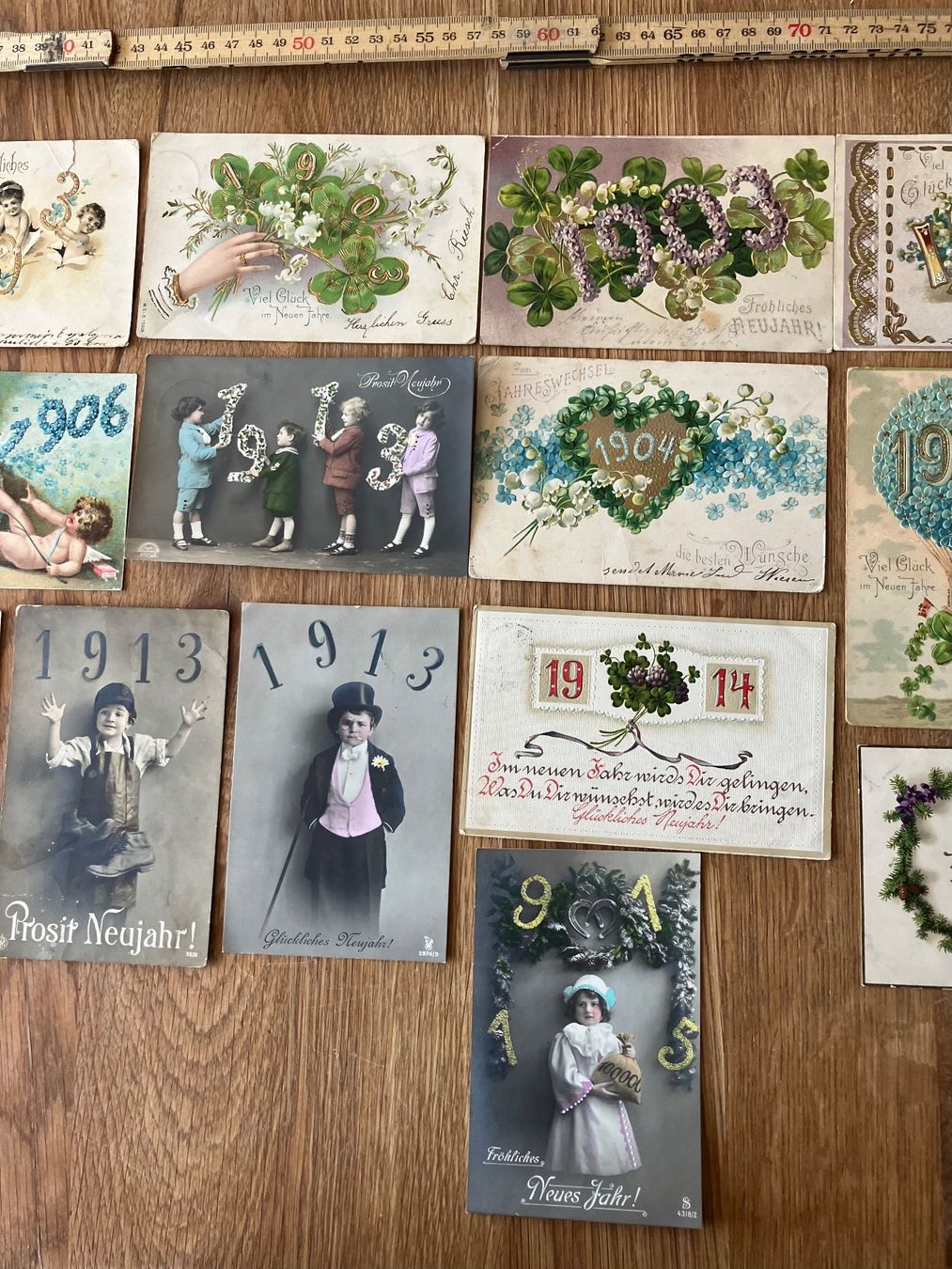 Cartes postales: Antike Ansichtskarten Neujahrsgrüsse – D'occasion à Waldstatt par breitaxt 3