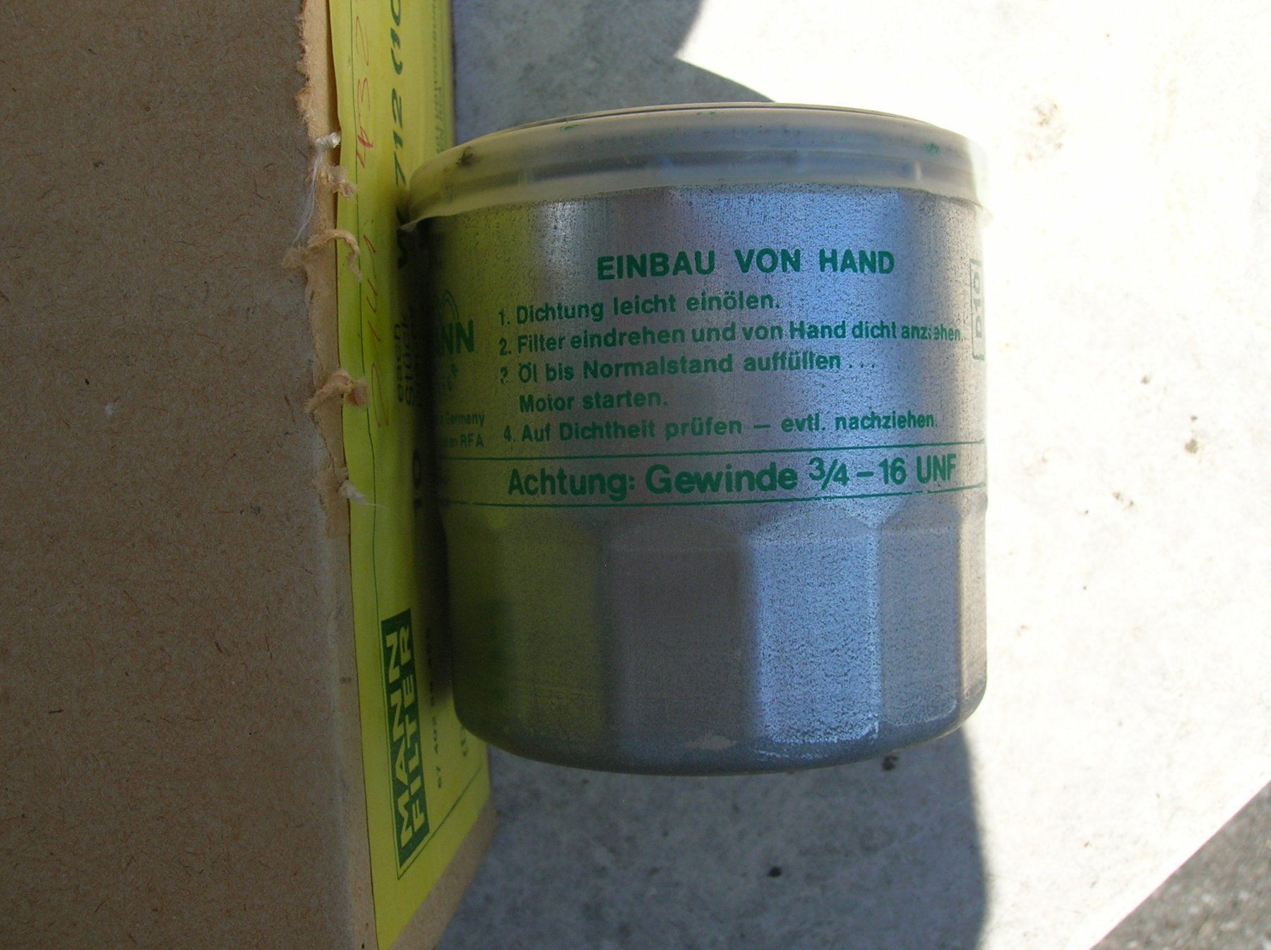 Tutti pezzi di ricambio auto: Oelfilter MANN W 712 – Nuovo (secondo la descrizione) da Wiesendangen venduto da Transit175 2