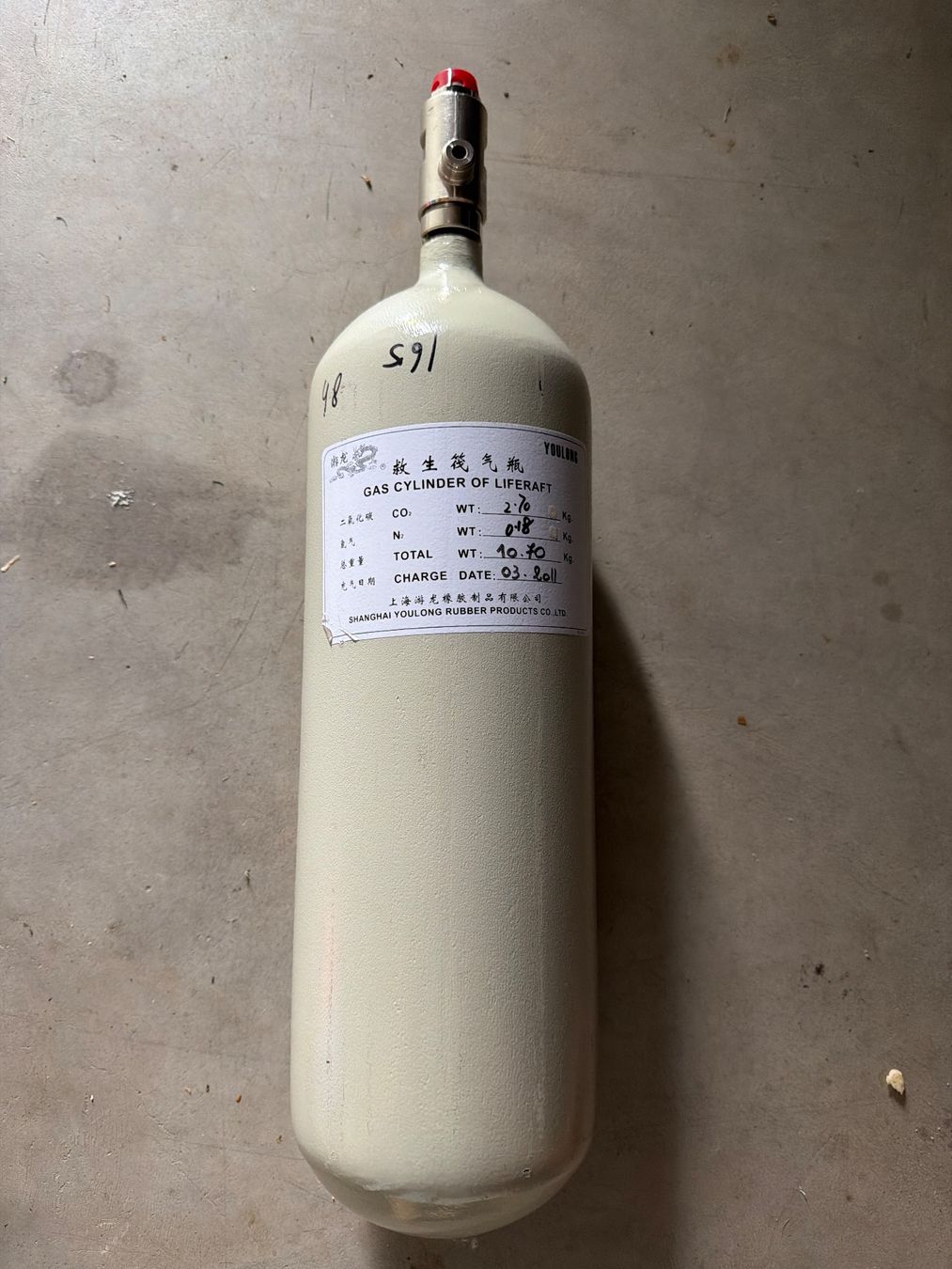 Tutti gli attrezzi: Gas Cylinder / Druckluftflasche – Usato da Olsberg venduto da Schaffner02
