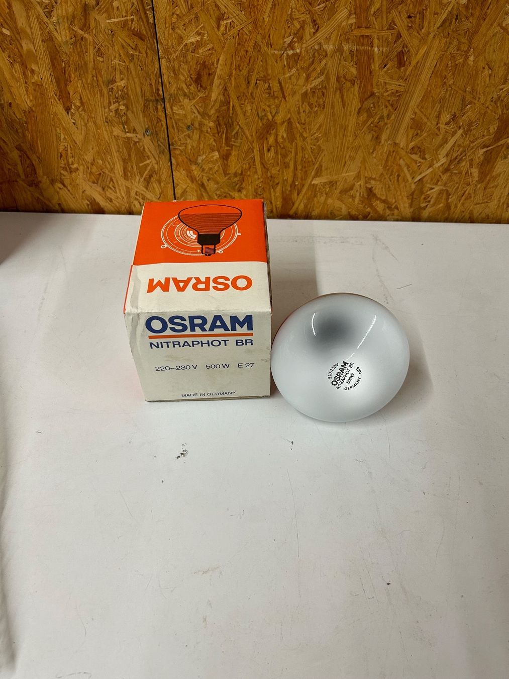 Laboratorio & Camera oscura: Photolampe Nitraphot Osrams 500 Watt – Nuovo e nell'imballaggio originale da Schupfart venduto da philippb06