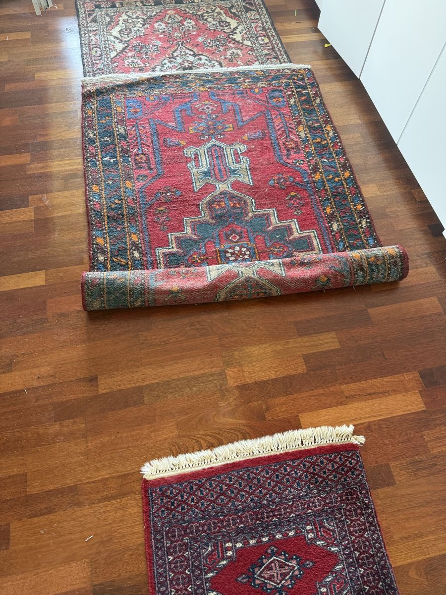 Tappeti: Orientteppich rot gemustert handgeknüpft klein 42x68cm – Usato da Dietikon venduto da arj_lrs8