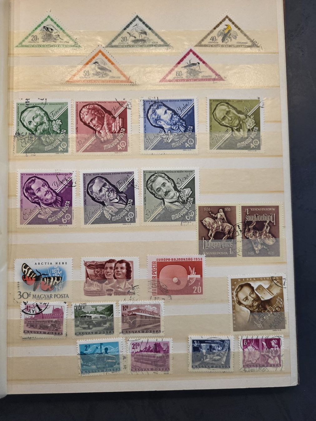 Alle Briefmarken: Sammlung Album - Ungarn – Gebraucht aus Rümlang von Turrin 2