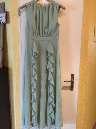 Elegantes Sommerkleid mintgrün, Grösse M
