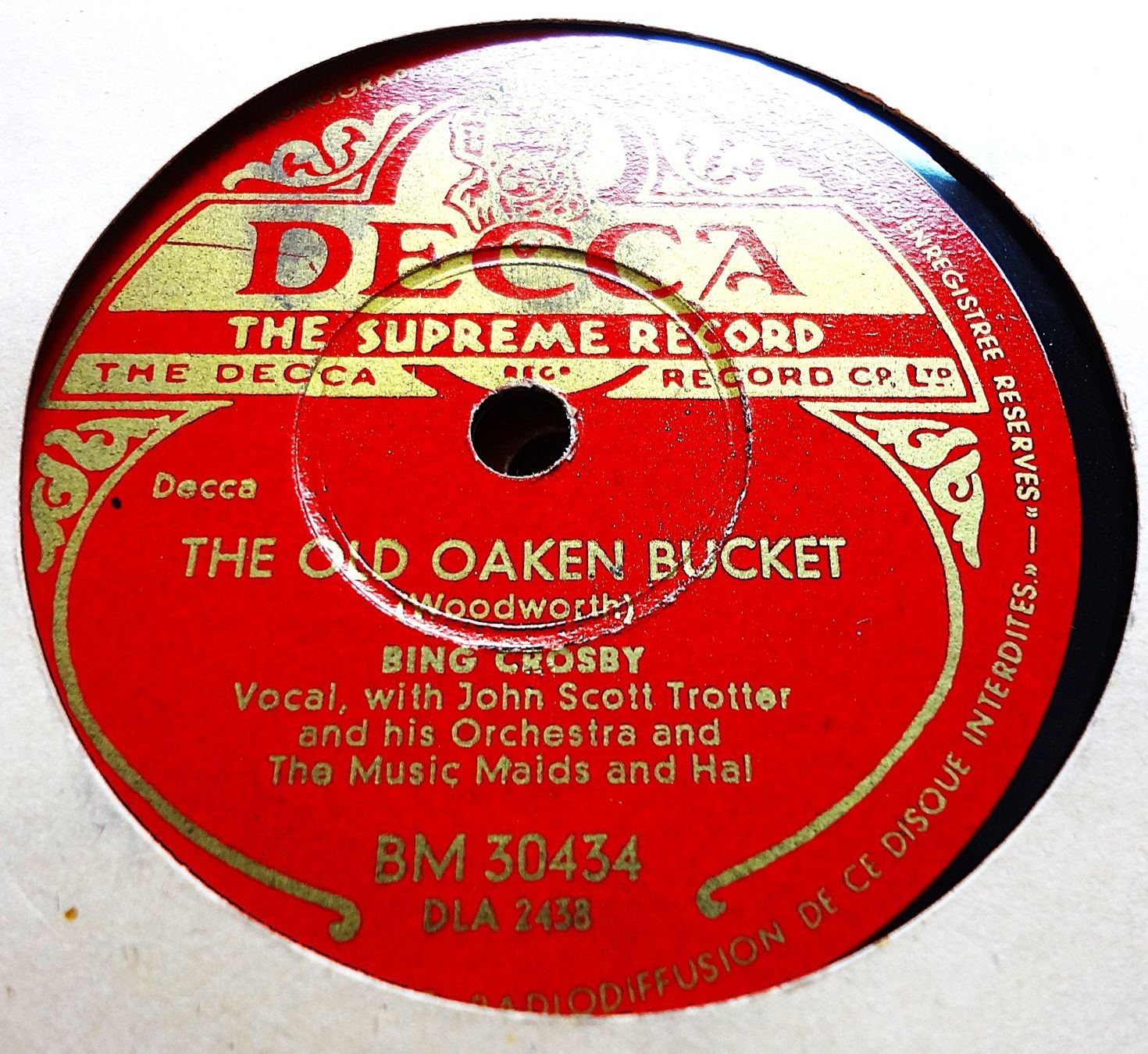 Dischi in vinile: Bing Crosby, Album mit 12 Schellackplatten – Usato da Hemishofen venduto da Phonomandy 1