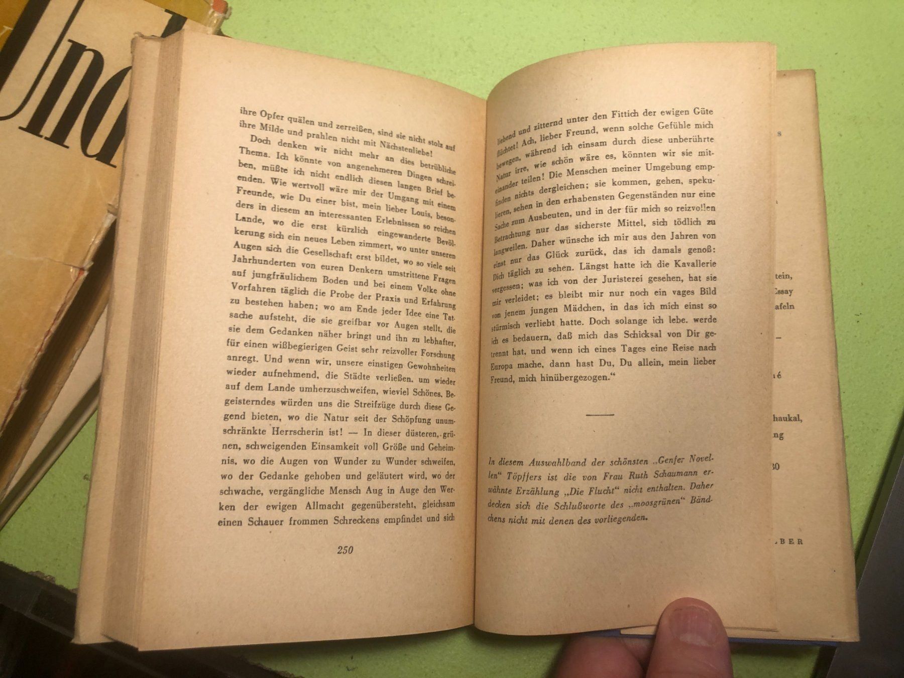 Libri: Rodolphe Töpffer: Genfer Novellen. – Usato da Zürich venduto da allp 7