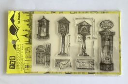 Clear Stamp Post Office Lettre Brief Silikon Stempel
