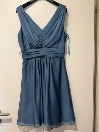 Festliches Kleid Yessica, Gr. 38, blau, festlich, Top Zust