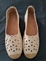 Espadrilles weiss Gr. 40