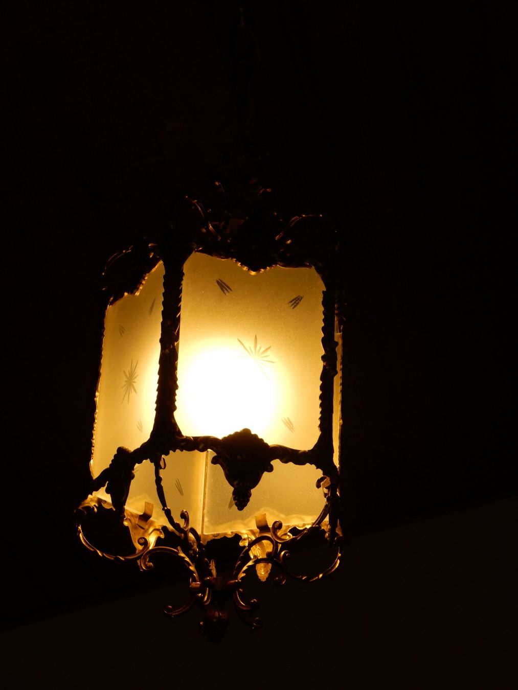 Lampadari & plafoniere: Französische Deckenlaterne 50er Jahre – Usato da Senèdes venduto da Mutzli52 1