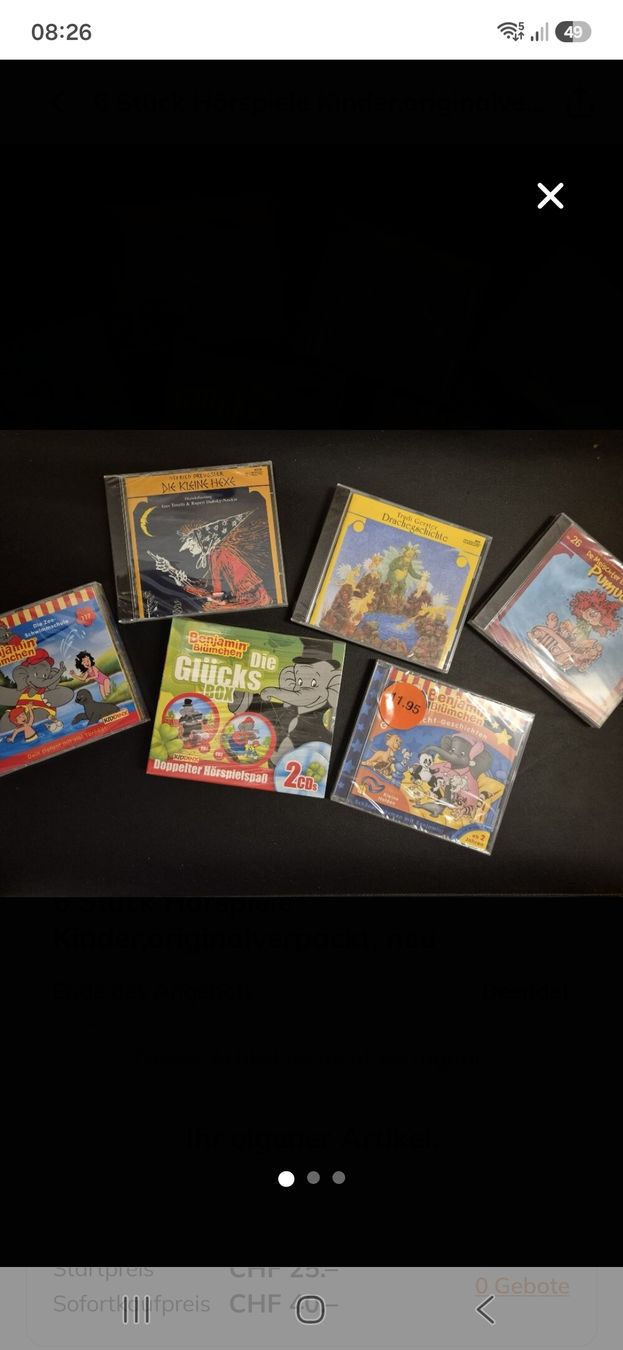 Audiolibri: Hörspiele neu, 6 Stück,originalverpackt – Nuovo e nell'imballaggio originale da Villmergen venduto da MONCHHICHI