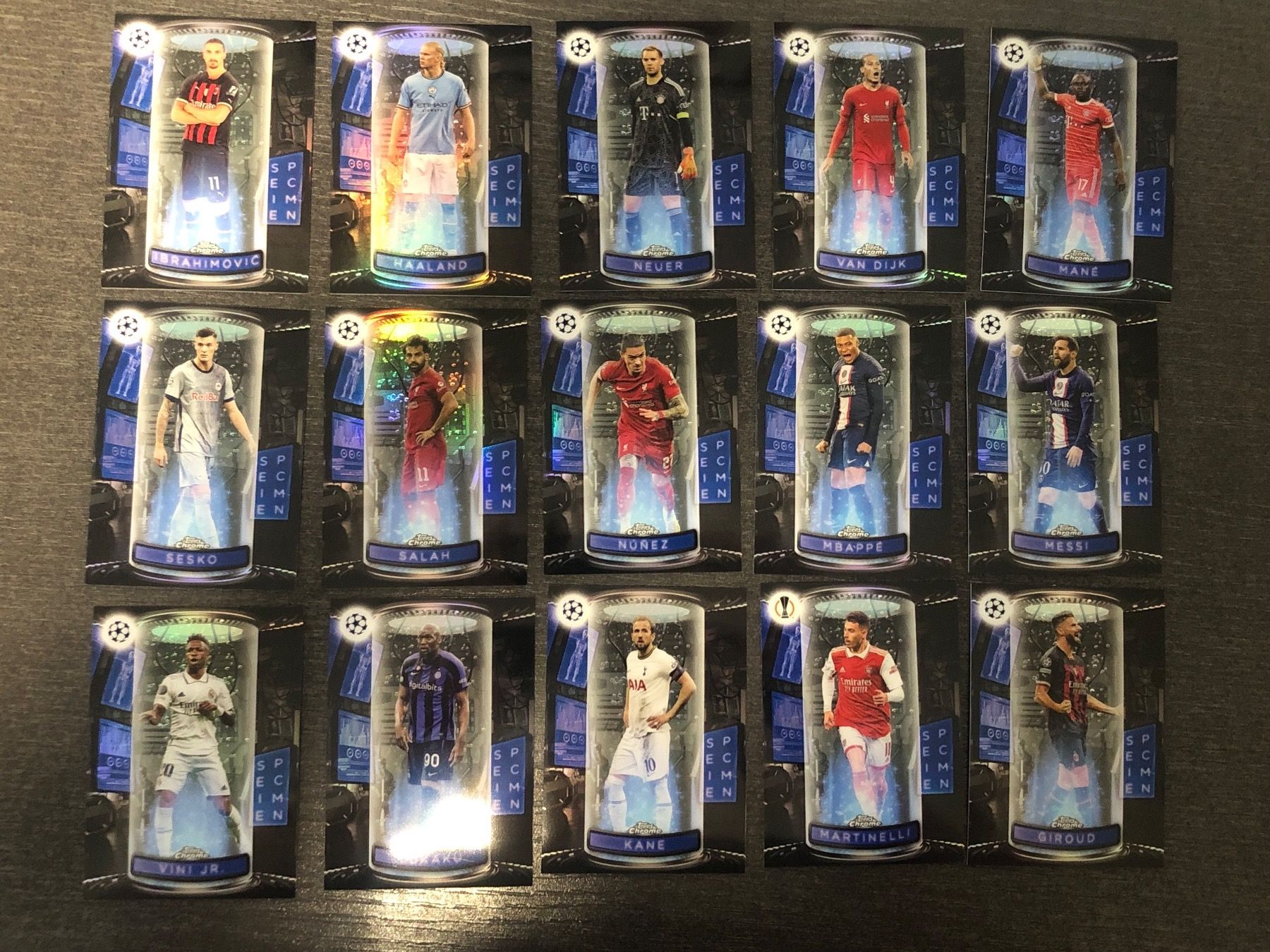 Panini Carte collezionabili: Topps Chrome Specimen Insert Complete Set – Usato da Wangenried venduto da Garagara