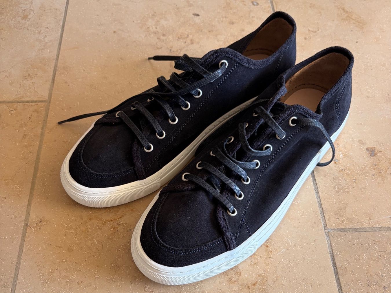 Suitsupply Herrenschuhe: Neu: SuitSupply - Leather Sneaker - 44 – Neu (gemäss Beschreibung) aus Meilen von LLM02