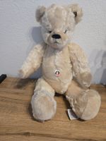 Heidiland Teddy Bär, Mohair, Sammlerstück,edelweissknopf