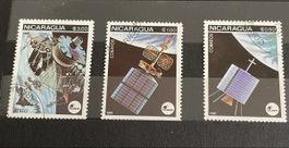Nicaragua Briefmarke Weltraum 1981