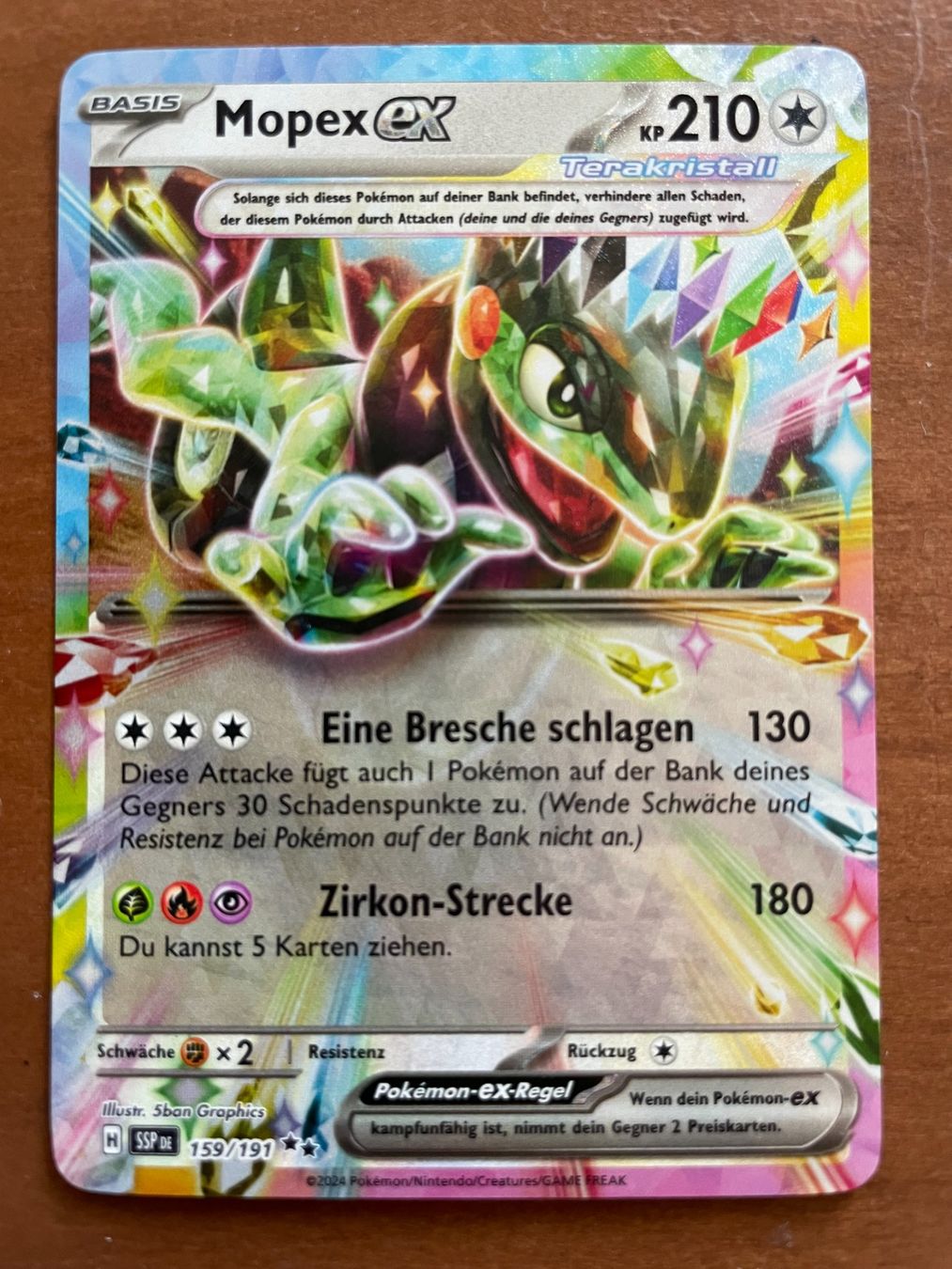 Pokémon Carte collezionabili: Pokemon Mopex eX (Versand gratis) – Nuovo (secondo la descrizione) da Chur venduto da Angerson