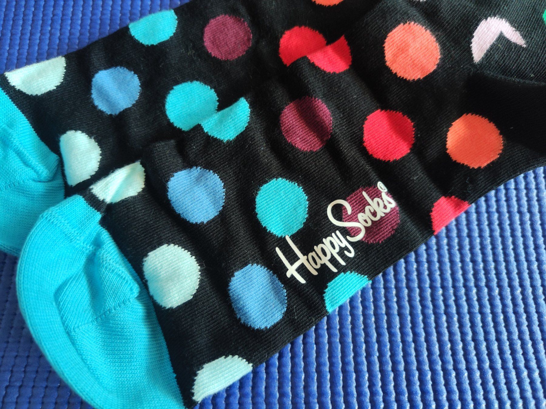 Socken: New Happy Socks, muti color dots, 41-46 – Neu (gemäss Beschreibung) aus Sursee von Re.joy 1