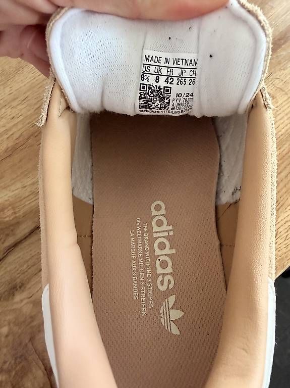 Adidas Herrenschuhe: Adidas Samoa Sneaker Damen beige – Gebraucht aus Baar von byt_6pt2 3