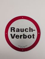 Rauch-Verbot Feuerpolizei Feuerwehr Blechschild, vintage
