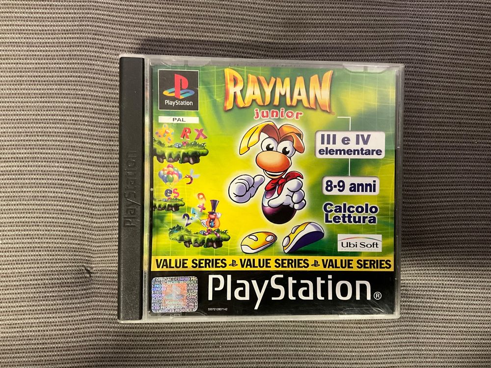 Jeu PS1 Rayman Junior - Éducatif Calcul Et Lecture 6-7 Ans - Version Complète Très Bon état