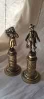 Statuettes de 2 petits musiciens,  bronze
