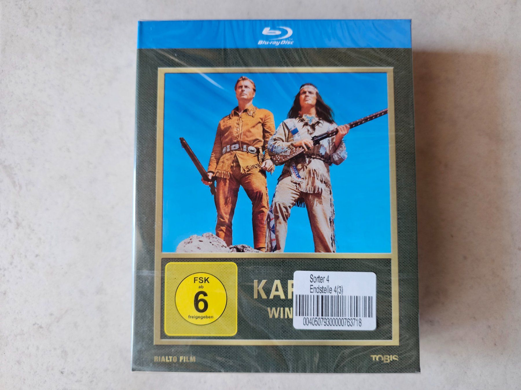 Tutti i DVDs: Karl May Collection -  Winnetou 1 - 3 / Bluray Fabrikneu – Nuovo e nell'imballaggio originale da Schneisingen venduto da backstore24