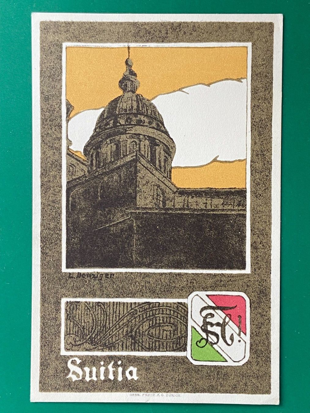 Cartoline postali: Studentenverbindung Suitia – Usato da Steg VS venduto da _vinci_
