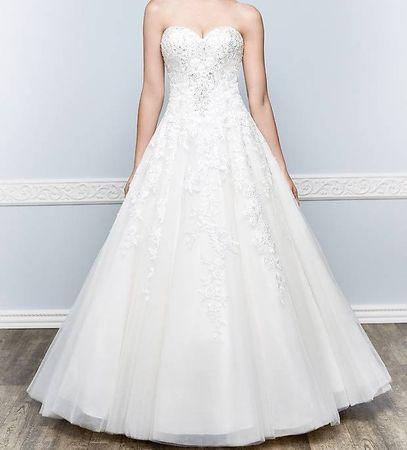 Designer Hochzeitskleid von Kenneth Winston (NP Fr. 2'850.-)