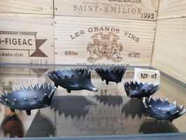 Igel Familie aus Metall (Walter Bosse stil)