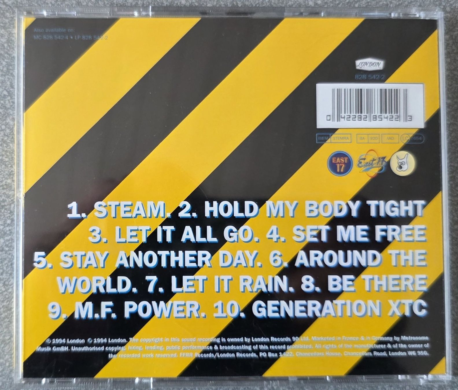 CDs: Music CD - East 17 - Steam – Gebraucht aus Oetwil am See von fineli2 1