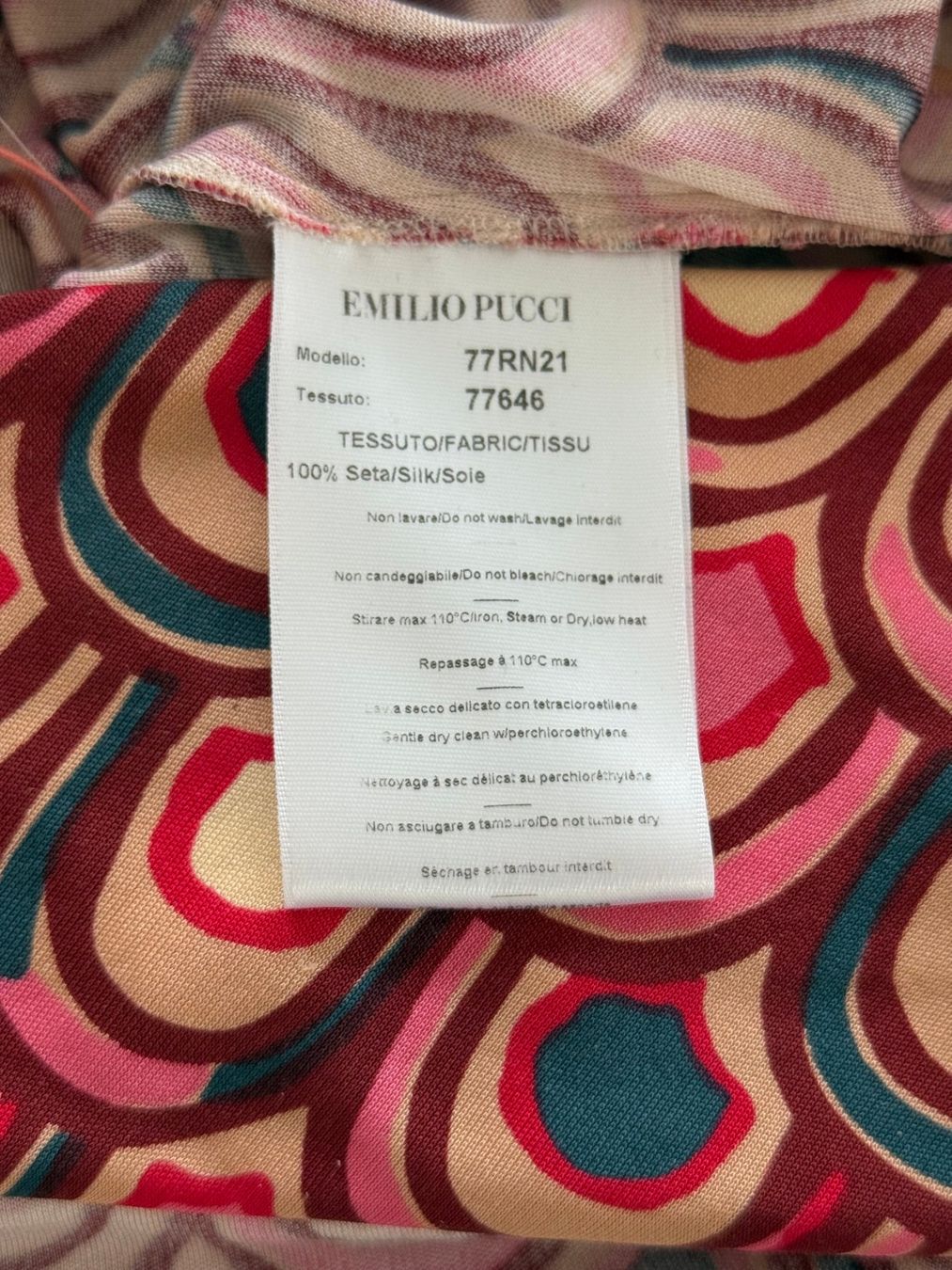 Emilio Pucci Blusen: EMILIO PUCCI ikonisches Top mit Wickeloptik 36/38 – Gebraucht aus Rudolfstetten von Bar_wk82 7