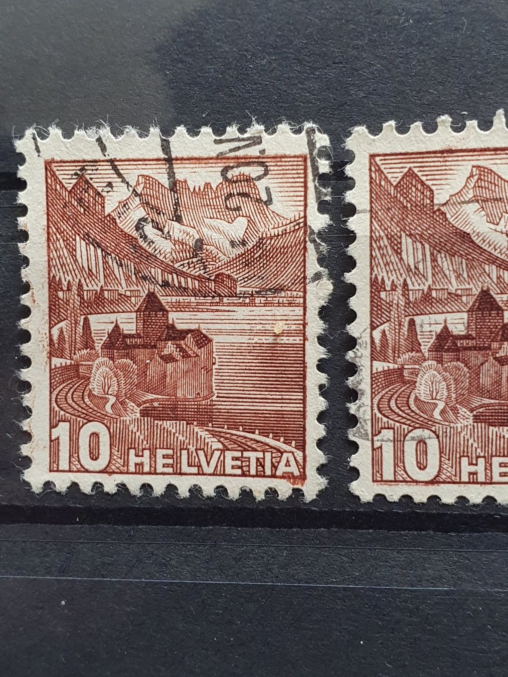 Tutti i francobolli: Diverse Farbstriche Und Farbverschmierungen – Usato da Balgach venduto da SIMEON27 3