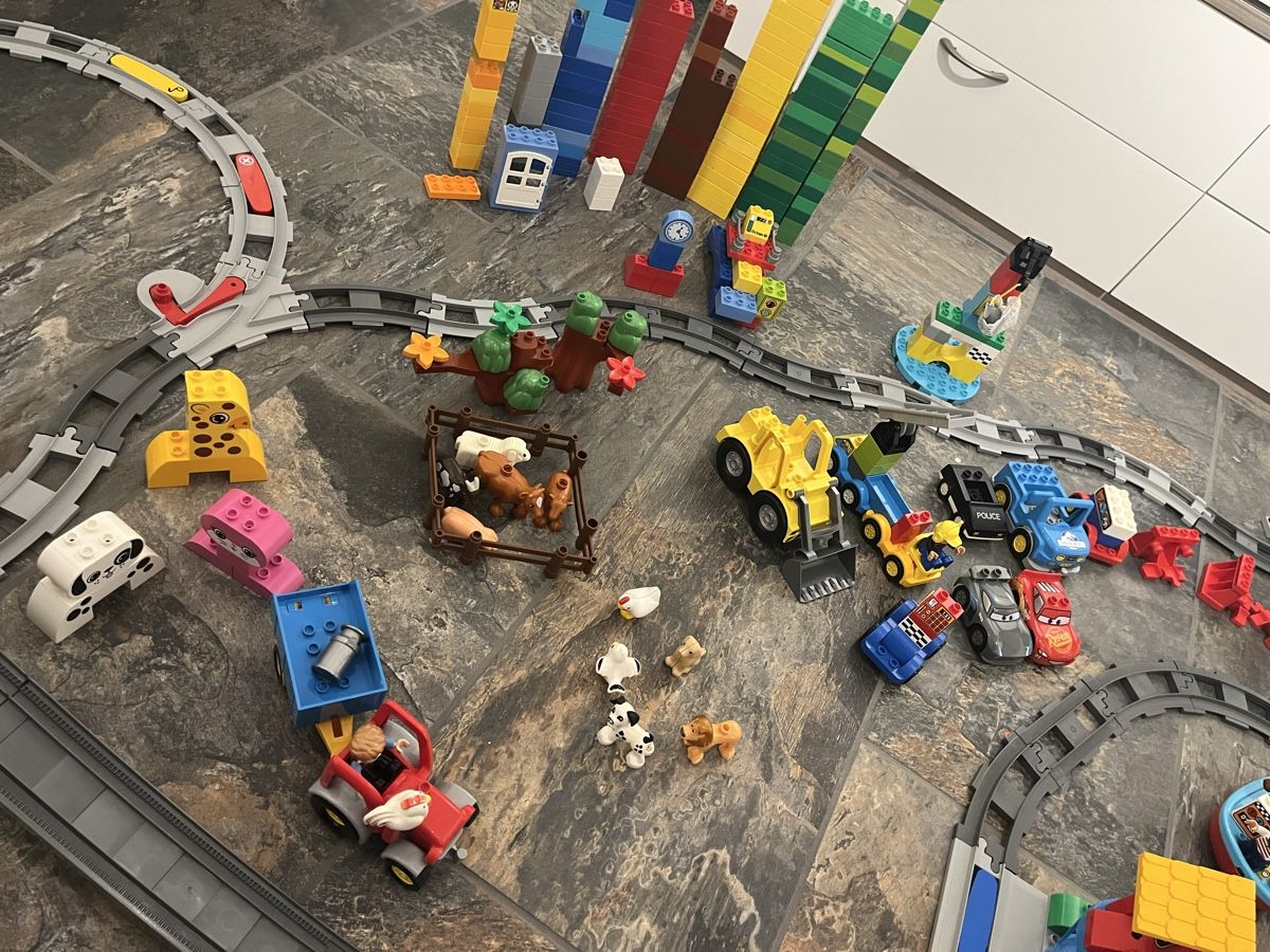 Lego Giocattoli: Grosses Lego Duplo Set Eisenbahn – Usato da Ipsach venduto da Fitou1 3