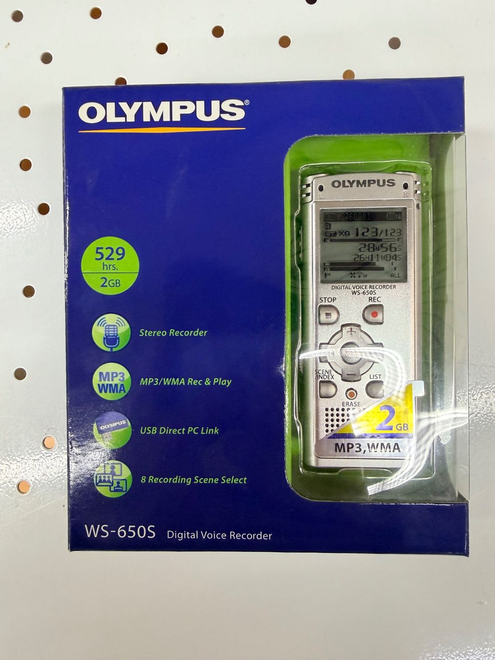 Olympus Registratori: Olympus WS-650S Digital Voice Recorder – Nuovo e nell'imballaggio originale da Oensingen venduto da moe_ck67