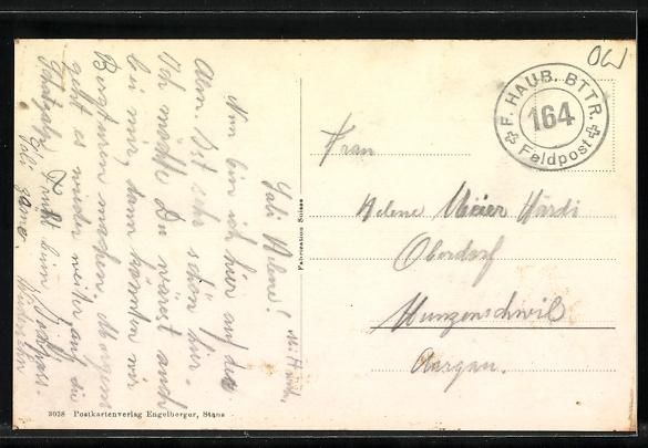 Cartoline postali: AK Kerns, Wysserlen mit Stanserhorn – Usato da Berlin venduto da bartko-reher 1