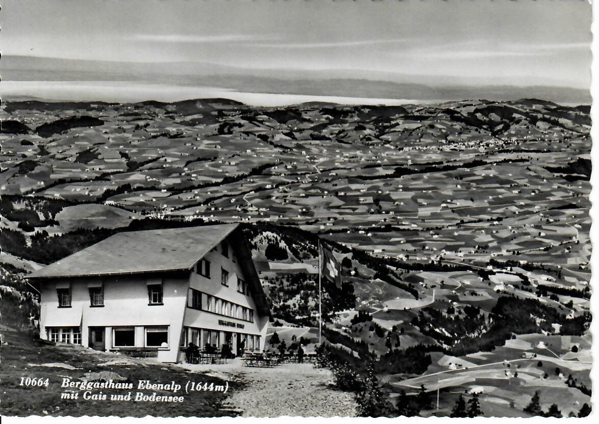 Cartoline postali: Berggasthaus Ebenalp – Usato da Hochdorf venduto da Ziegel-16