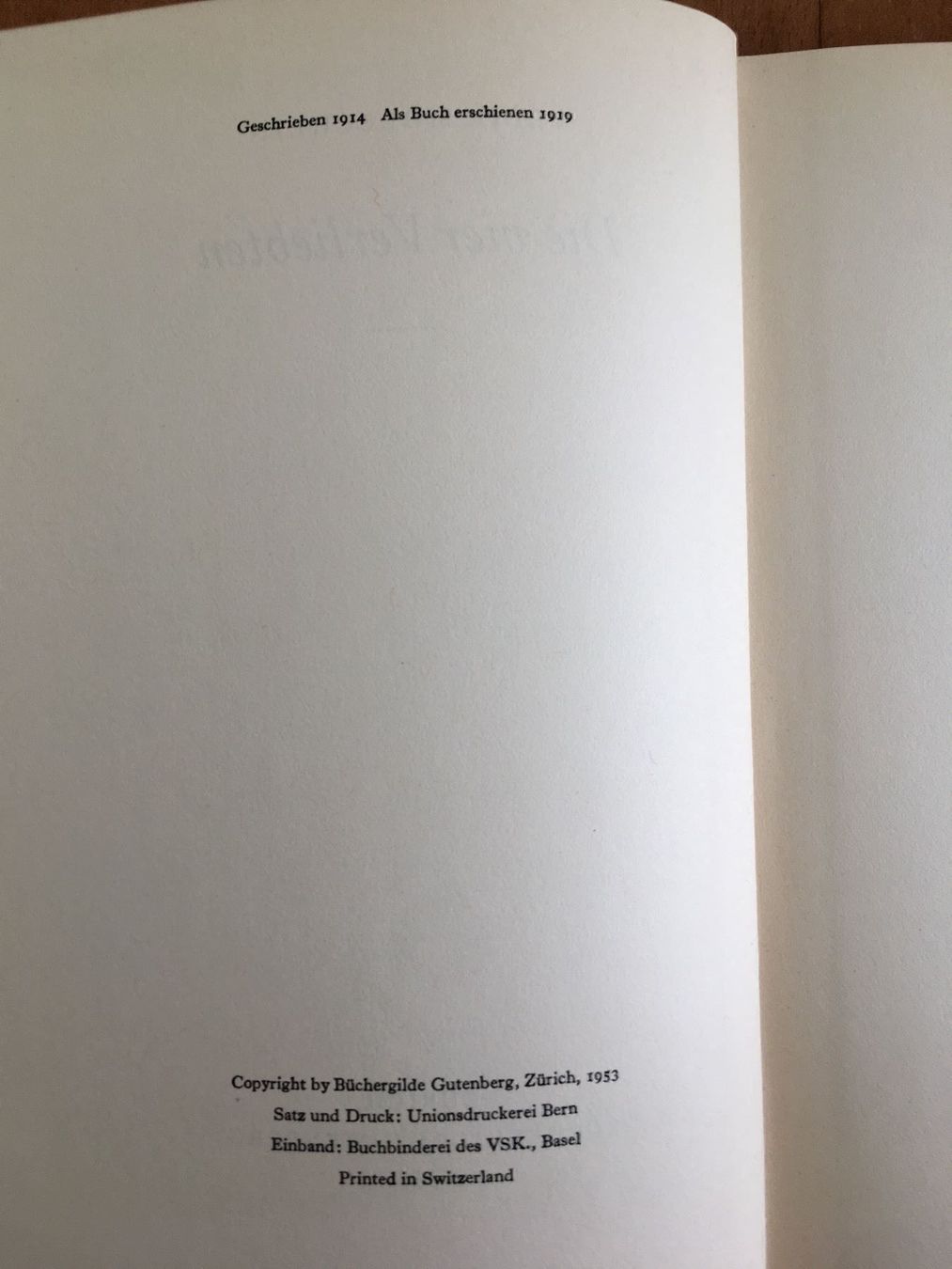 Libri: Felix Moeschlin, Die vier Verliebten – Usato da Aarau venduto da R-O-G-E-R 3