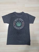 T-Shirt mit Weed Muster, grösse M