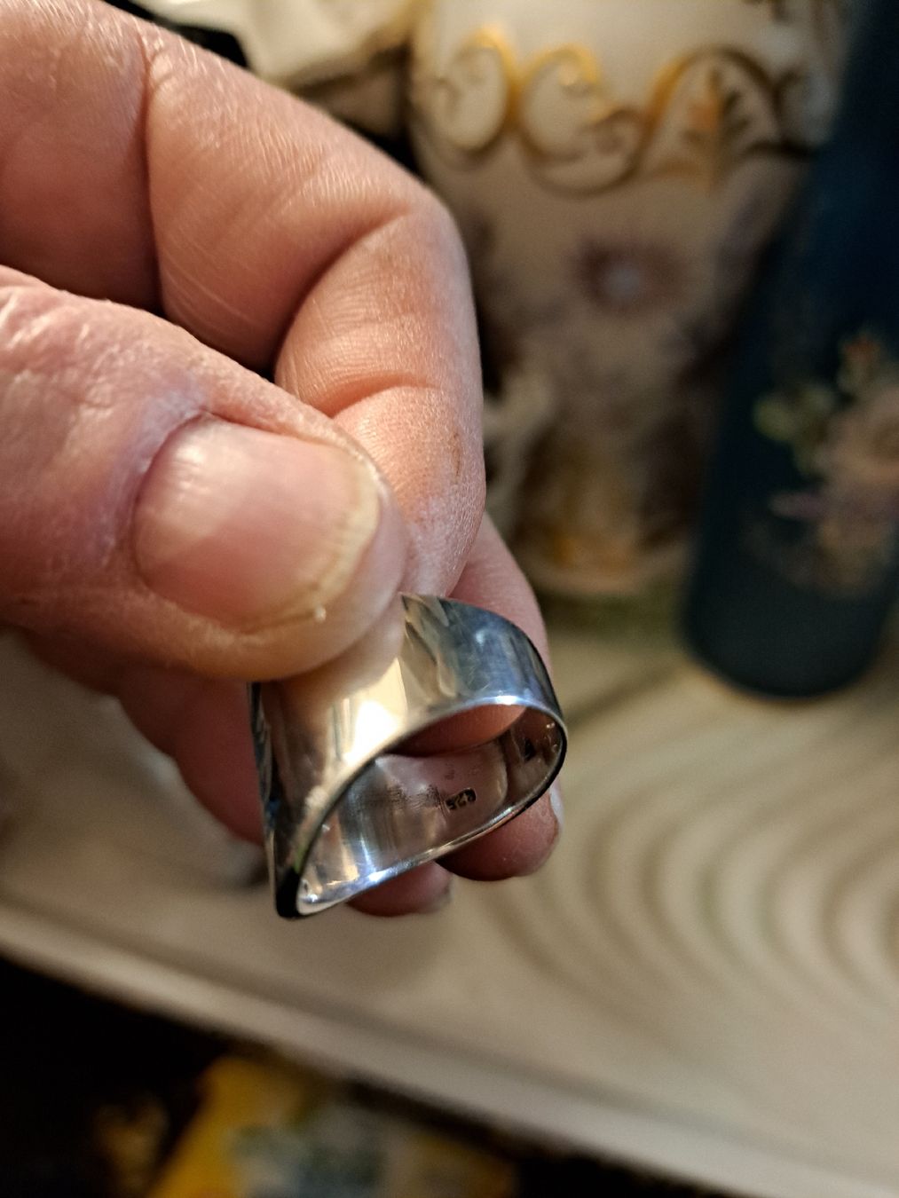 Anelli: Es ist ein 925  Silber Ring mit einem Drachen drauf. – Usato da Wolfhausen venduto da fab_58yr 3